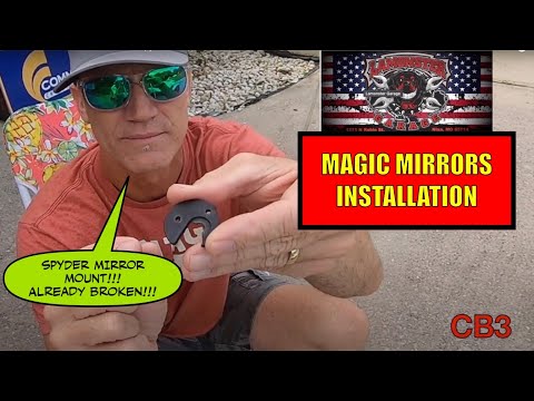 LaMonster Magic Mirrors Installation and Review.. CanAm Spyder RT