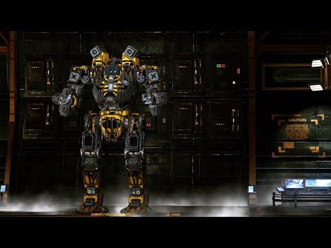 MWO: Ferocious kitty!  Arctic Cheetah ACH-A in the canyons with lasers and machine guns