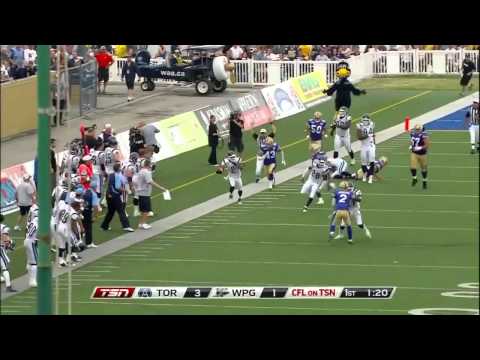 CFL Recap: Toronto 16, Winnipeg 22 - July 8, 2011