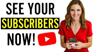 NEW METHOD! How To Check Who Has Subscribed to Your YouTube Channel on Mobile Phone/Tablet 2022-2023