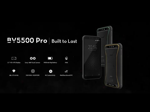 Official 3D graphic video of Blackview BV5500 Pro(4G), Most Fashionable Rugged outdoor smartphone