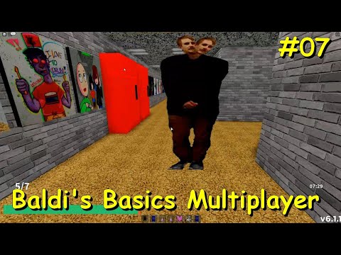 Baldi's Basics Multiplayer V6.1.1 # 07 (Roblox Map)