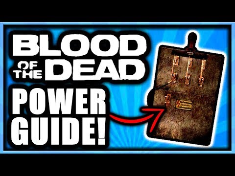 Blood of the Dead How to Turn on Power On Entire Map! Power Switch Location (Black Ops 4 Zombies) Video