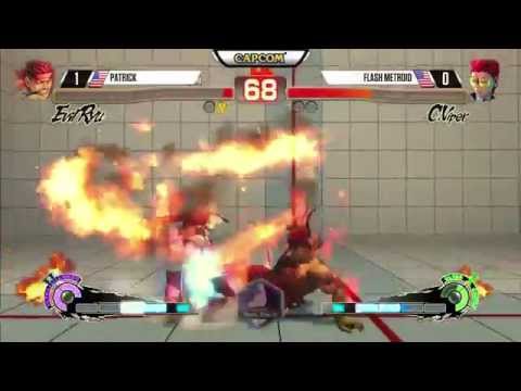 Patrick (Evil Ryu) vs Flash Metroid (C.Viper) - Final Round 18 USF4 - 720p 60fps