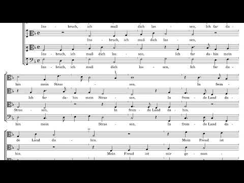 Heinrich Isaac Innsbruch, ich muss dich lassen (in tenor)