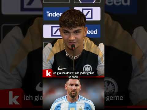Video Thumbnail: Uzun: "Messi ist mein Vorbild" #shorts