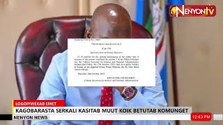 Download lagu FRIDAY DECLARED PUBLIC HOLIDAY TO HONOUR RAILA ODINGA – CS MURKOMEN GAZETTE NOTICE mp3