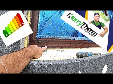 How to disassemble the plastic strip, to properly seat the window sill.Demontaż listwy okiennej.