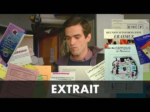 Romain Duris face à l'administration de la fac - L'AUBERGE ESPAGNOLE