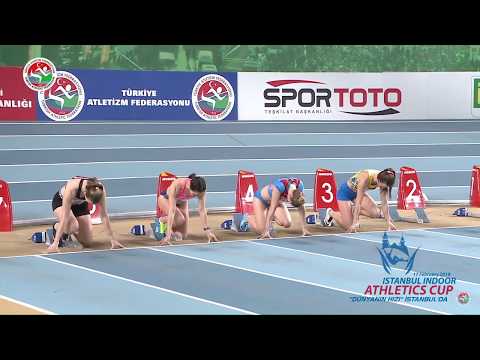 60m prepone [Ž], II. skupina, Ivana Lončarek - Istanbul Indoor Athletics Cup 2019