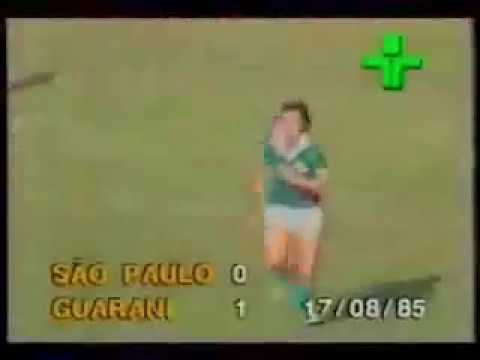 Guarani 1x0 São Paulo (17/08/1985) - Paulistão 1985