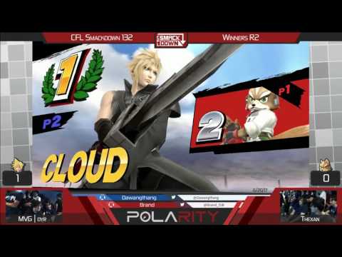 CFL Smackdown 132 WiiU - MVG | Dyr (Diddy Kong) vs Thexan (Fox) - Winners R2