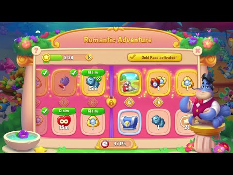 @Fishdom Win Strikes Level 10785 - 10789. Romantic Adventure Level 14 🔓