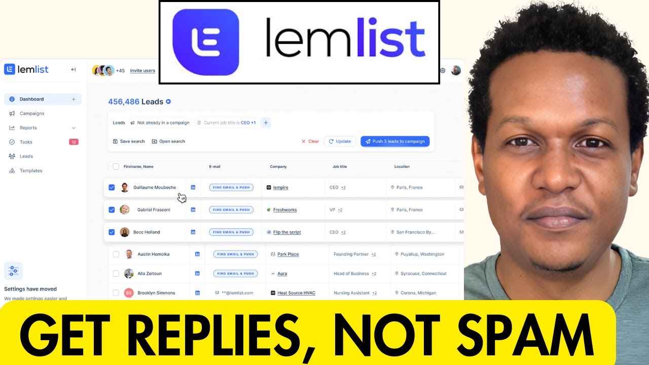 Lemlist Tutorial for Beginners 2026(Cold Email, Email Marketing & All Features Explained)