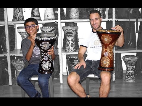 New Generation Doumbek - Wood & Mother of Pearl