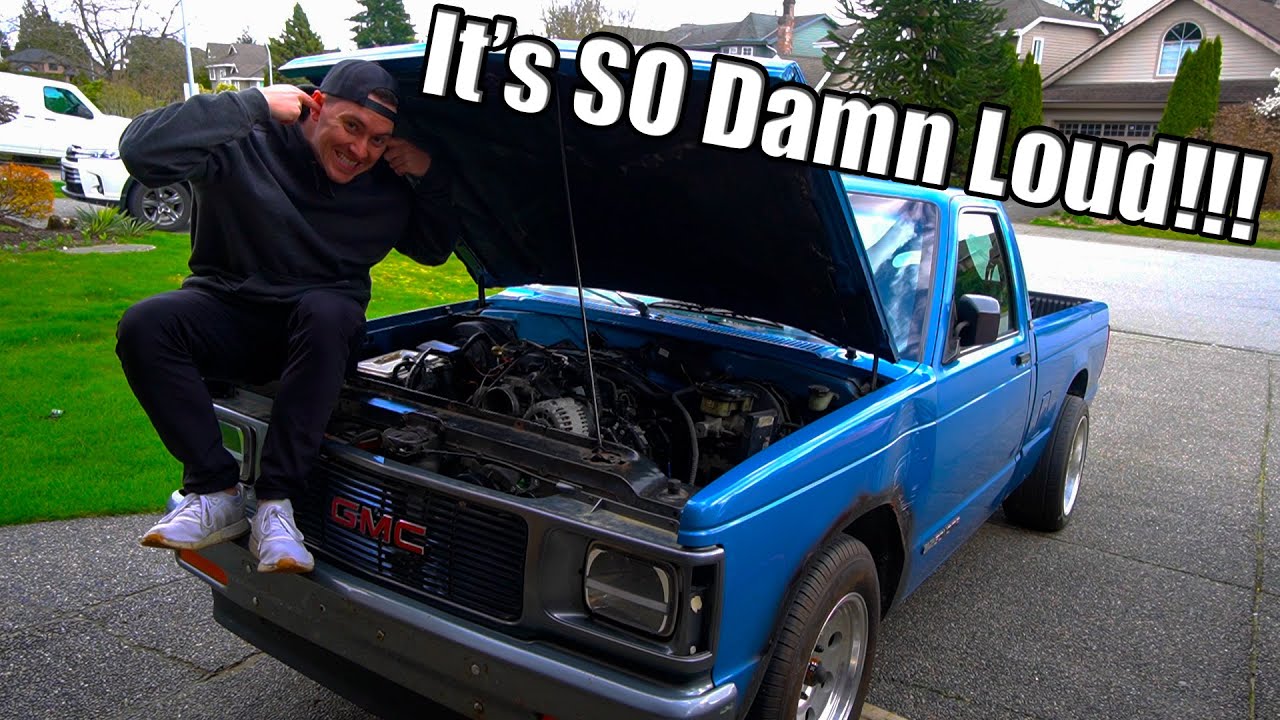 My LS Swapped S10 FINALLY Runs!!! - And it spits Flames???
