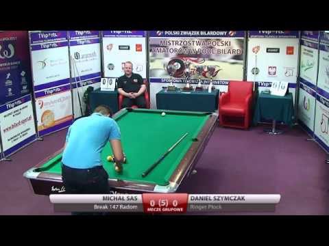 Mistrzostwa Polski Amatorów w Bilard - Łódź 2015  Sas-Szymczak