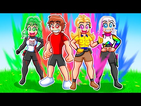 Having A YouTuber Family In Fortnite With MY CRAZY FAN GIRLS...