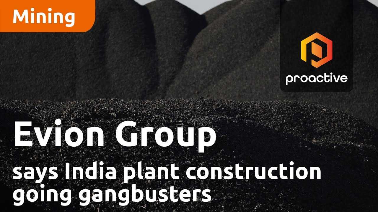 Evion Group says India plant construction going gangbusters