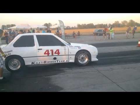 Kiskunlacháza gyorsulás BMW E30(Breki) vs Lancer Evo(Fapuma)