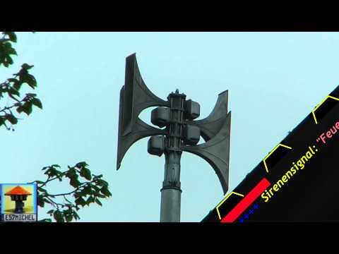 Neuinstallation elektronische Hochleistungssirene 600 Watt - Probealarm