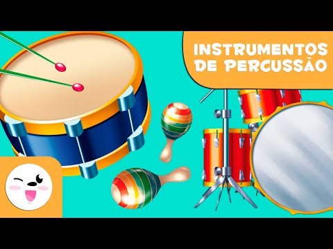 Instrumentos de percussão para crianças - Aprender música