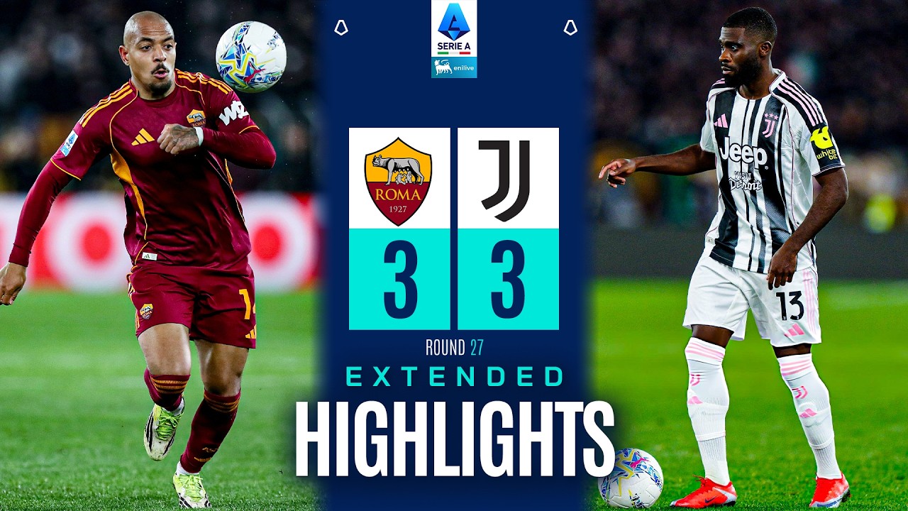 ROMA-JUVENTUS 3-3 | EXTENDED HIGHLIGHTS | SERIE A 2025/26