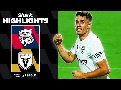 Adelaide United v Macarthur Bulls | SHARK HIGHLIGHTS | Isuzu UTE A-League 2025-26 | Round 15