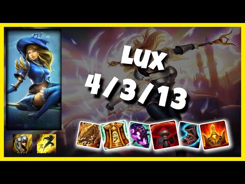 KOREAN Challenger Lux SUPPORT (4/3/13) vs LEONA Gameplay Replay - Patch 10.20