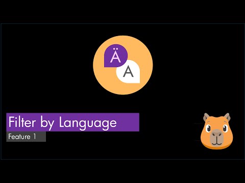 Video thumbnail for Filter by Language