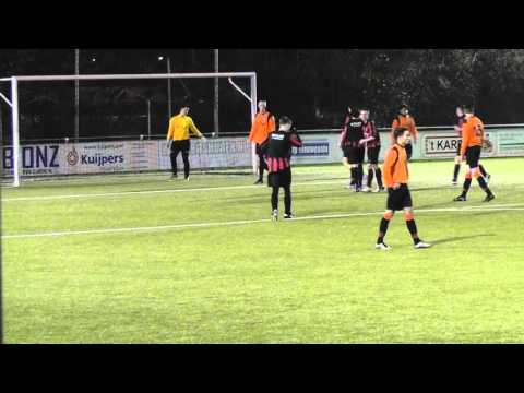 1 maart 2016 VVIJ A2 - VV De Meern A2 beker 3-1 Goede redding keeper VVIJ op vrije bal Stijn