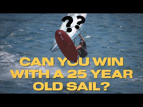 Can an OLDSCHOOL windsurfing sail WIN at modern WORLD CUP level?