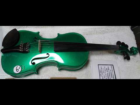 #6 Peter Michaels 5 String Violin Viola 2004 - Varnish Green image 2