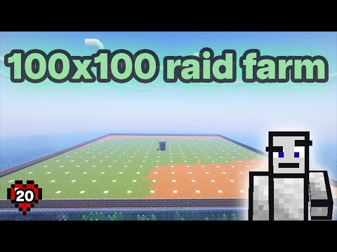 INSANE Raid Farm Build in Survival Minecraft!