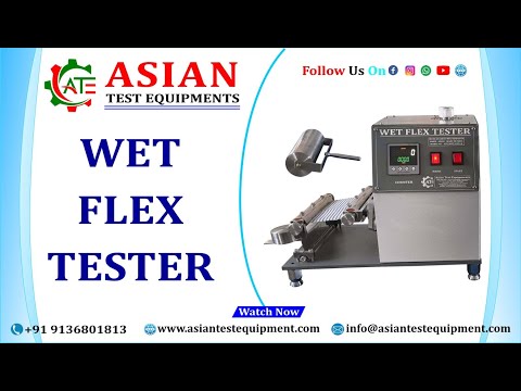 Wet  Flex Tester for Fabrics