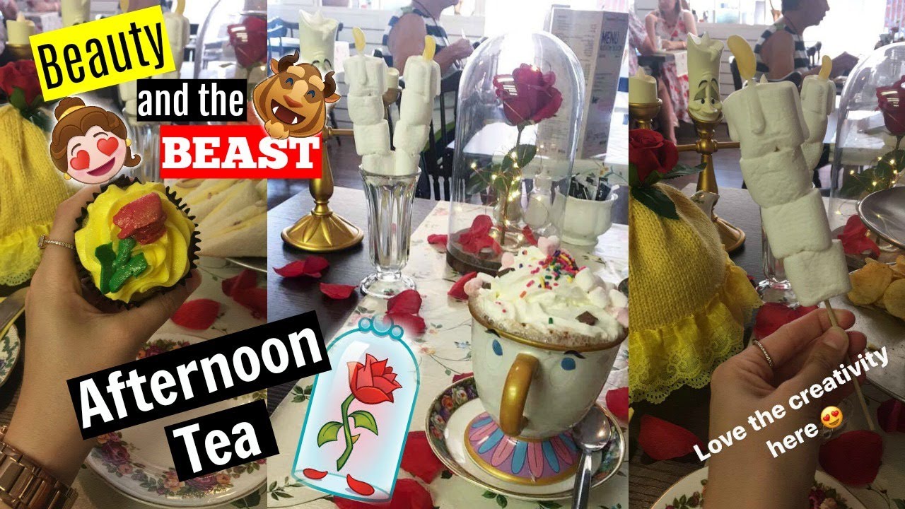 BEAUTY & THE BEAST AFTERNOON TEA!! 😱☕️🍰 | Remember Me Tea Rooms Stockton! 💕😱 | Luce Stephenson