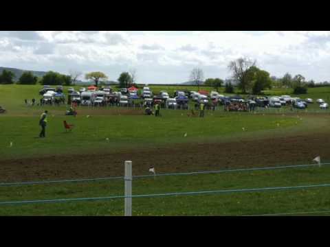 Cheshire grasstrack 14 May 2017 1000cc sidecars