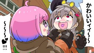 【手描き】推しのAIの手に掛かり本望のリオナ【響咲リオナ/姫森ルーナ/尾丸ポルカ/轟はじめ/MIMESIS/ホロライブ切り抜き漫画】