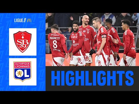 STADE BRESTOIS 29 - OLYMPIQUE LYONNAIS (2-1) - Week 17 - Ligue 1 McDonald's 24/25