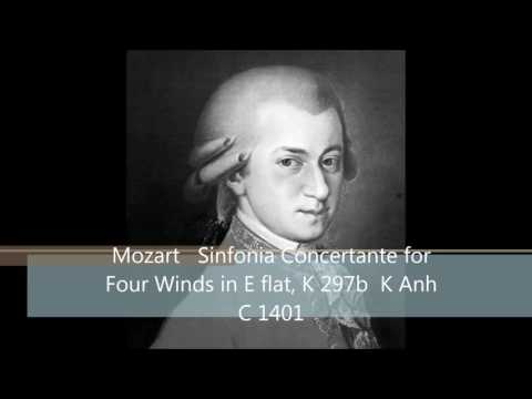 Mozart   Sinfonia Concertante for Four Winds in E flat, K 297b  K Anh C 1401