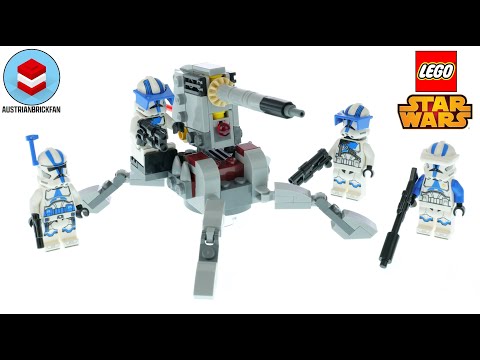 Vidéo LEGO Star Wars 75345 : Pack de combat des Clone Troopers de la 501ème légion