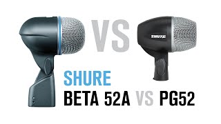 Video thumbnail for Shure PG52 vs Beta 52A Bass Drum Microphone comparison. Artist  PREFACE 14" 16" 20" cymbal set C214 by SIC MIC