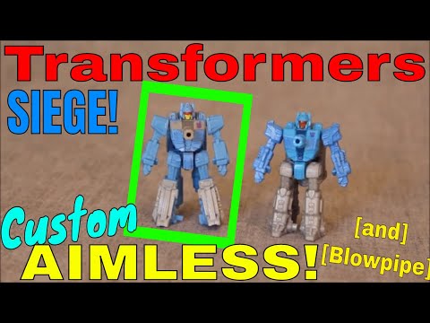 Transformers WFC Siege CUSTOM Aimless (and Blowpipe) - GotBot True Review NUMBER 550
