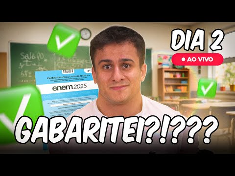 Corrigindo o SEGUNDO dia do ENEM 2025
