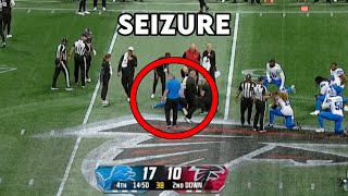Lions vs Falcons Ends After Player Has Seizure and Leaves in an Ambulance - Doctor Explains
