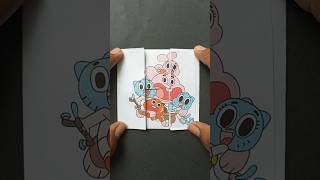 Download lagu Gumball and Darwin paper folding magic art #craft #gumball #Darwin mp3