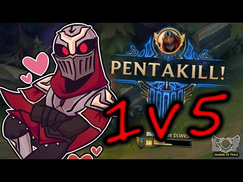 Epic 1v5 Pentakill Montage #19 ( Zed, Riven, Katarina and Faker Syndra ) | League of Legends | LoL