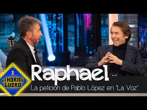 Así fue la manera en la que Raphael le pidió a Pablo López que trabajaran juntos - El Hormiguero