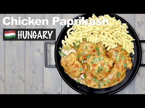 How to make Chicken Paprikash | Hungary | 2-min Recipe Video