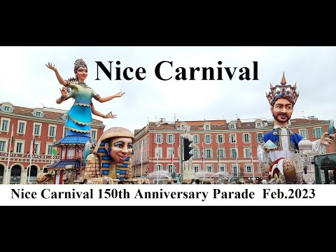 France Nice Carnival (Big 150th Anniversary Parade  Feb.2023) Part 13